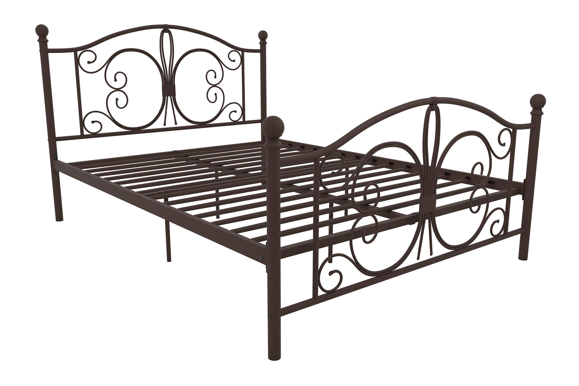 DHP Bombay Metal Bed – Vintage Style Bronze Frame Double Bed