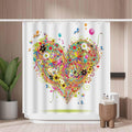 Woutay Heart Shape Shower Curtain | Mold Resistant Waterproof Polyester
