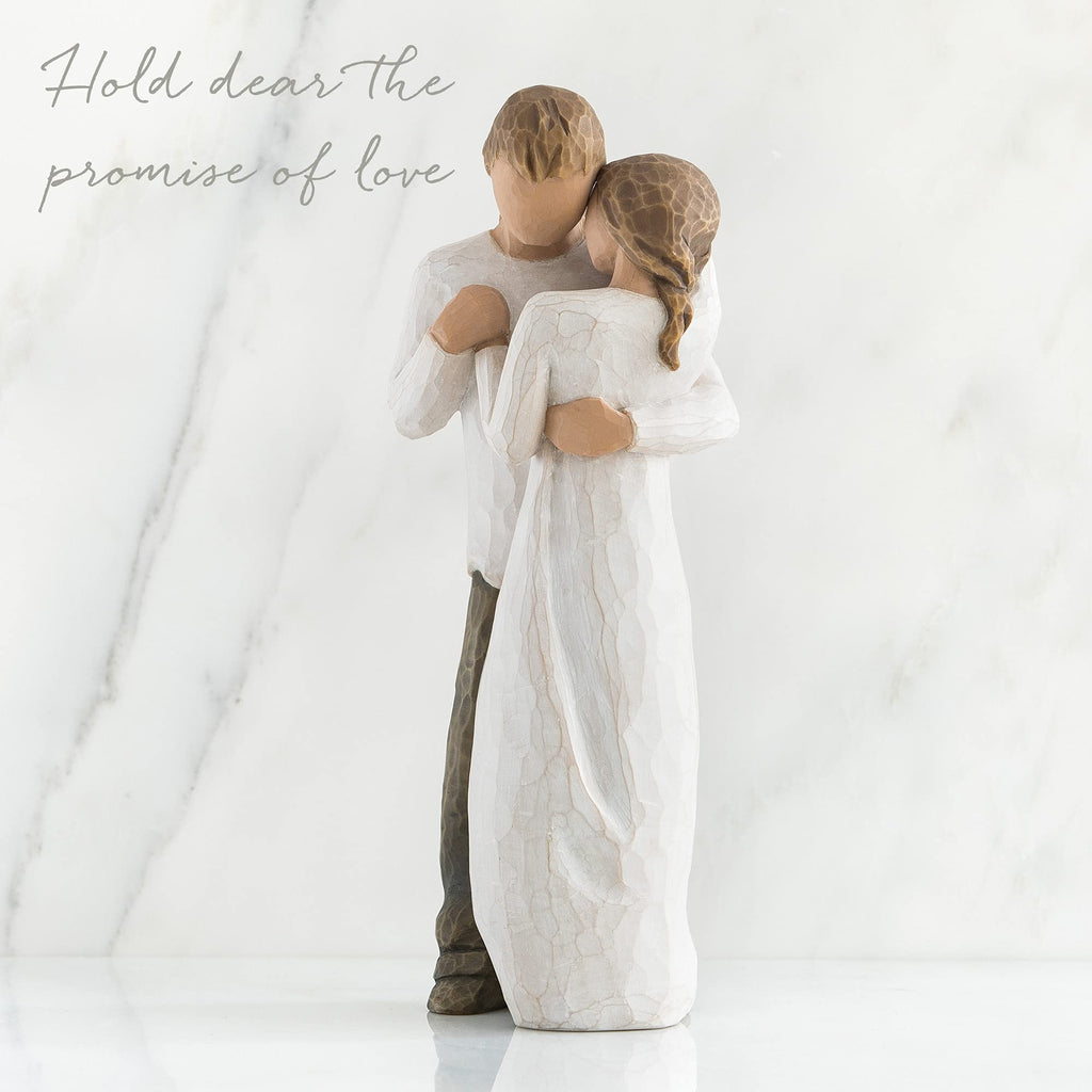Willow Tree Promise Figurine – Hand-Painted Resin Sculpture, 23cm