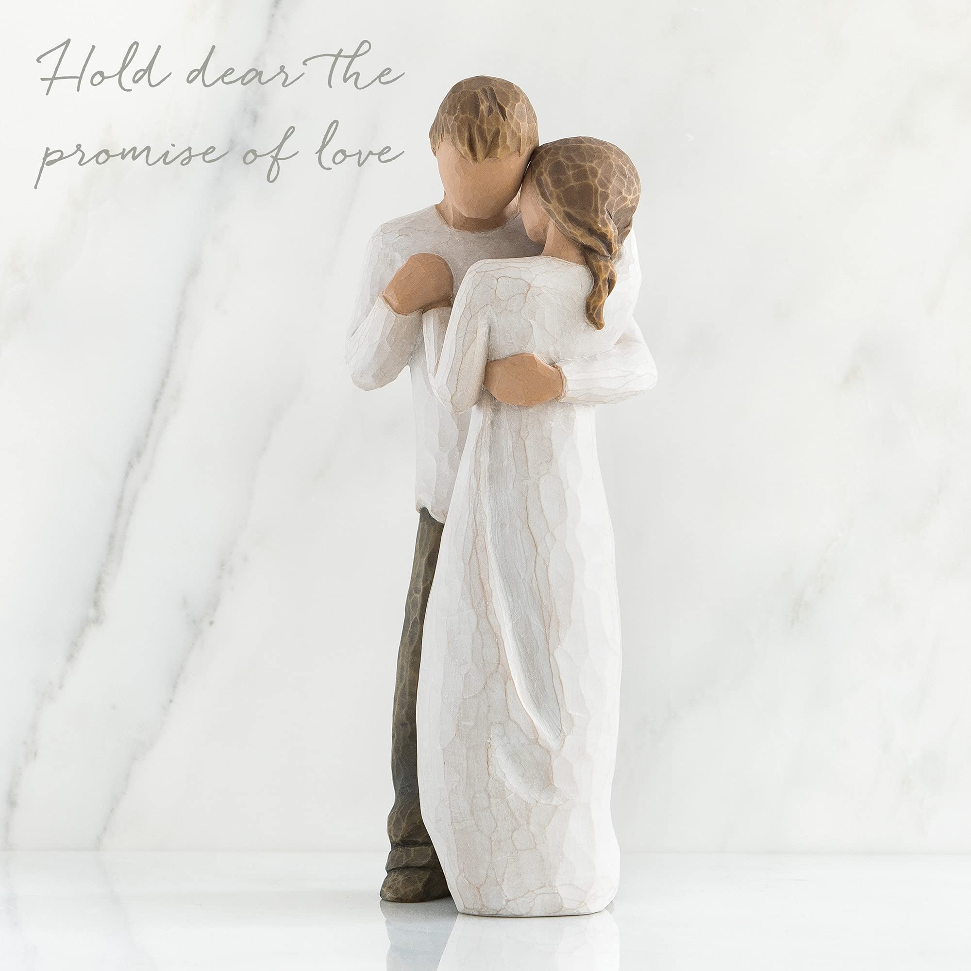 Willow Tree Promise Figurine – Hand-Painted Resin Sculpture, 23cm