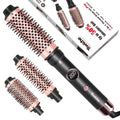 Tiwiche 3-in-1 Thermal Brush Set | Titanium Ceramic Heated Round Brush