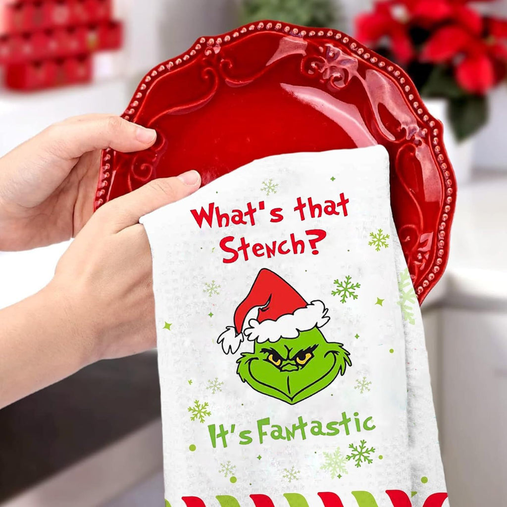 VITEVER Christmas Hand Towels Decorations, Decorative Christmas Kitchen Towels Dish Towels Decorations, Drying Towels Set Gift for Bathroom - image 4