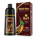 Jolof Store Dark Brown Hair Dye Shampoo – Herbal Grey Coverage (16.9 fl.oz)