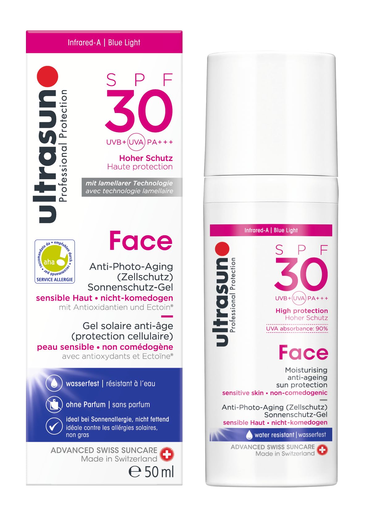 Ultrasun Anti-Ageing Face SPF30 Sunscreen – Sensitive Skin, 50ml