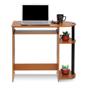 Furinno SIMPLISTIC 80cm Wide Gaming Desk with Keyboard Tray, Light Cherry - image 1