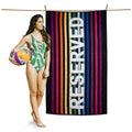 GC Gaveno Cavailia Quick Dry Beach Towel – Large Sand-Free Zebra Print