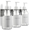 MaisoNovo Wall Mounted Shampoo and Conditioner Dispenser Set - 3 Pack
