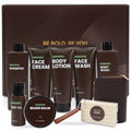 Jolof Store Sandalwood Mens Grooming Kit - 10PC Beard Care & Bath Gift Set