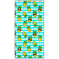 Violetpos Sunglasses Pineapple Stripe Beach Towel, Extra Large 180x90 cm 250GSM Microfibre, Sand Free Quick Dry
