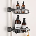 Hoomtaook No Drill Shower Caddy | 2-Pack Rustproof Metal Bathroom Shelf