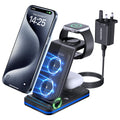 MANKIW 3-in-1 Foldable Wireless Charging Station for iPhone & iWatch