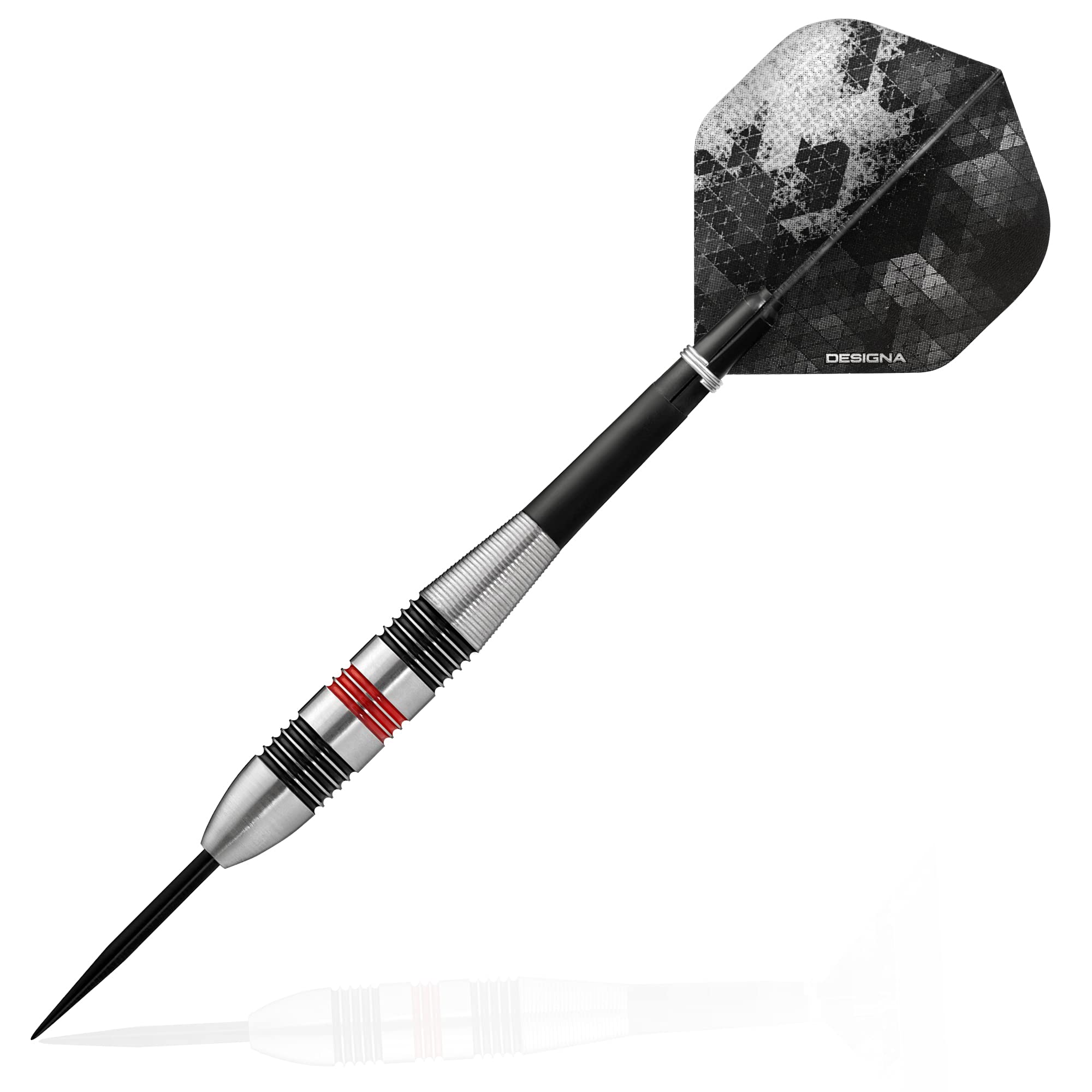 Designa Meteors 90 V2 Steel Tip Darts - 90% Tungsten Ringed - 36g