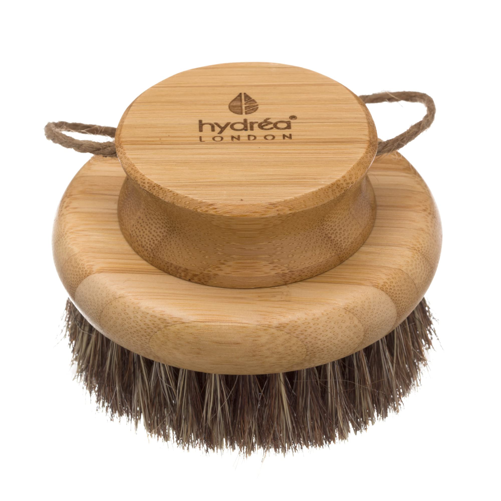 Hydréa London Dry Body Brush – Bamboo & Natural Mane Cactus Bristle