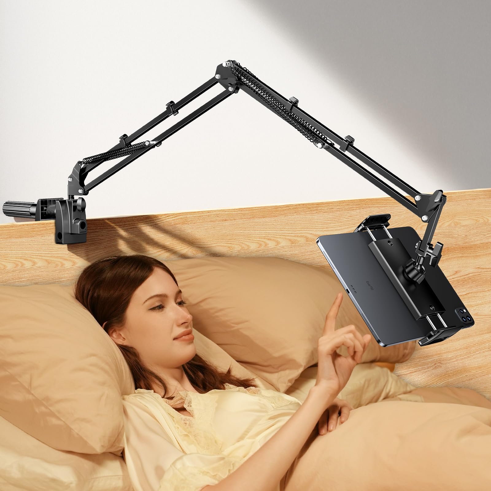 Tryone Tablet Holder Stand – Flexible 360° Adjustable Bed & Desk Mount