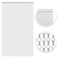VerRich Aluminium Chain Link Door Fly Screen – 100x200cm Insect Curtain