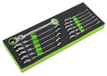 Sealey S0635 Metric Flexible Head Ratchet Spanner Set | 12 Pieces