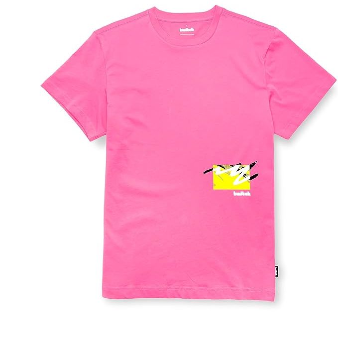 Twitch Graphic T-Shirt – Unisex 100% Cotton Regular Fit Tee in Pink
