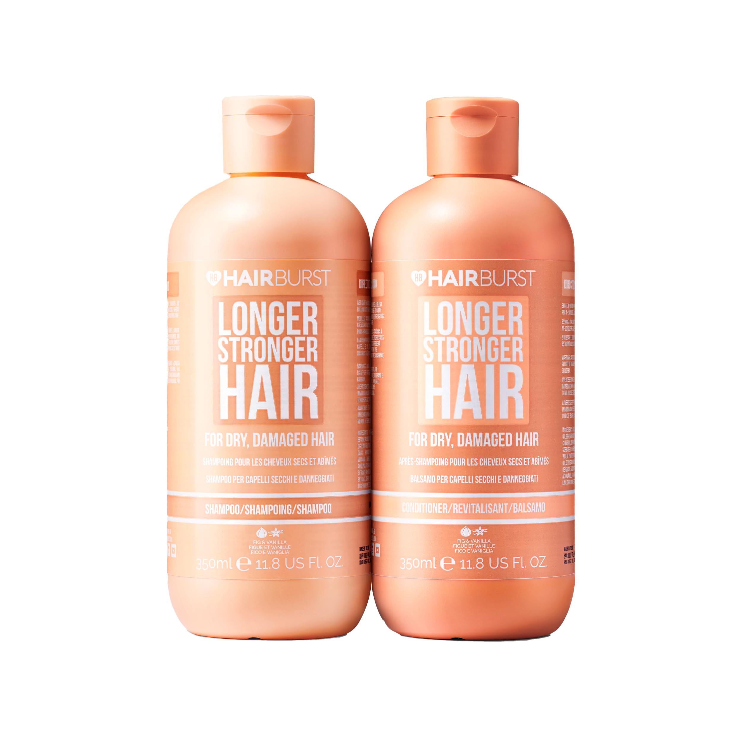 Hairburst Shampoo & Conditioner Set for Dry & Damaged Hair with Vitamin B5