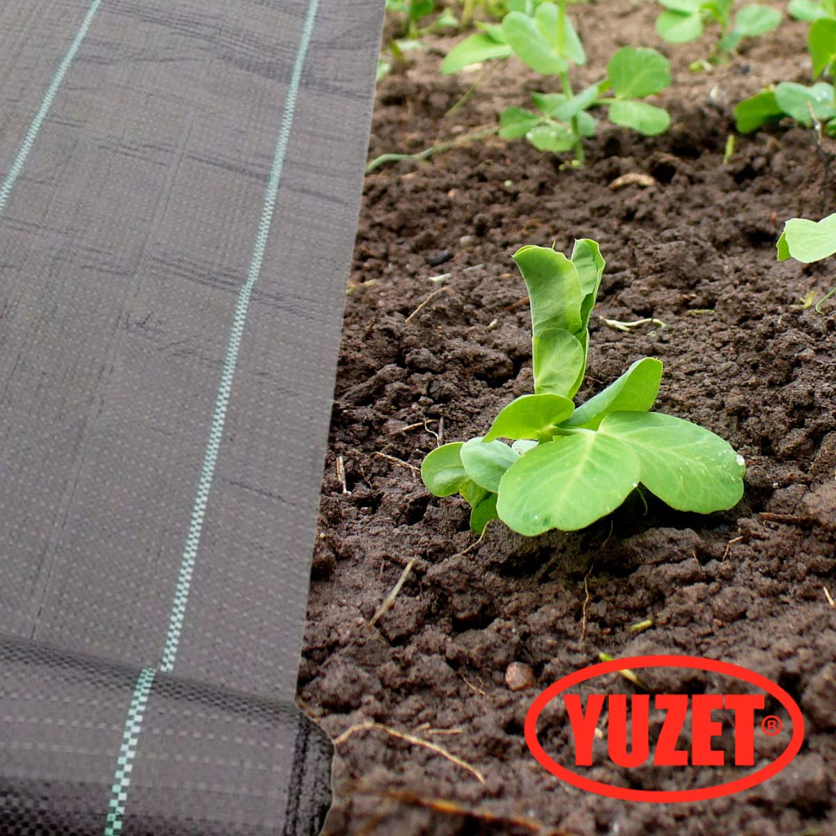 Yuzet 100gsm Heavy Duty Weed Control Fabric - 2m x 50m Ground Membrane