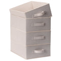 4 PCS Clothes Drawer Organisers Fabric Storage Box for Wardrobe Clothes Toy