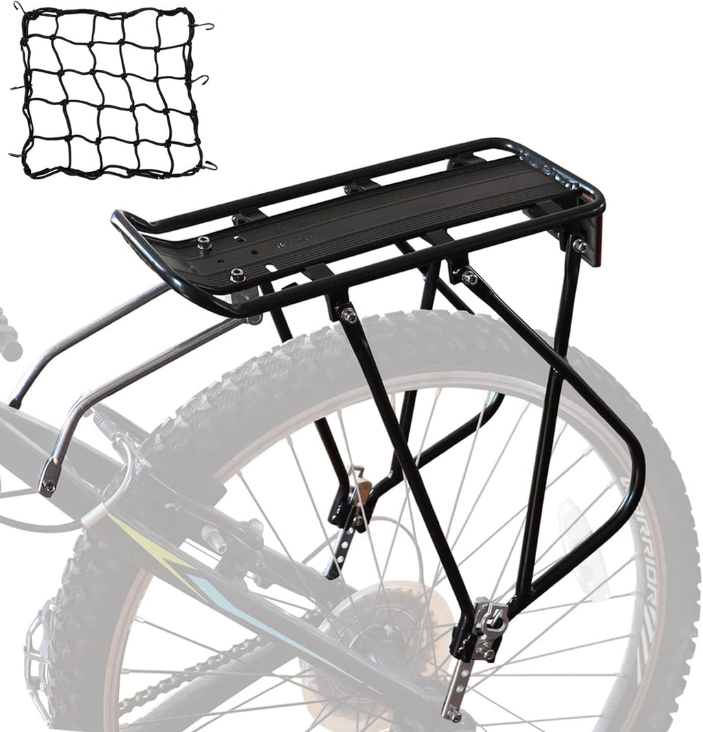 Bike Cargo Rack – Adjustable Aluminum Rear Luggage Carrier