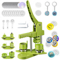 KEYSAFER Button Maker Machine - 3-in-1 Badge Press Kit with 300 Sets