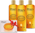 Pears Body Wash Original 250ml Pack of 3 | Glycerine Soap 125g Bundle
