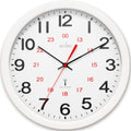 Acctim Radio Controlled Wall Clock – 30cm White 12/24 Hour Dial