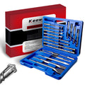 Keewaki 19-Piece SDS Plus Drill and Chisel Set for Concrete & Masonry