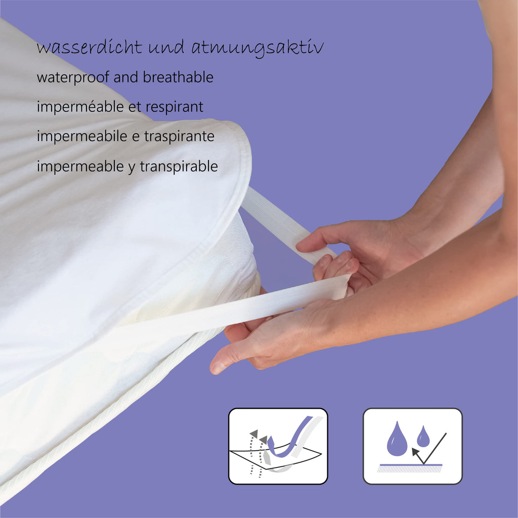 Twillie – Waterproof Mattress Protector 80 x 200 cm with 4 Elastic Bands – Oeko Tex Certified – Ultra Thin, Ultra Resistant, Ultra Soft - image 5