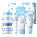 FEXPDL Milk Protein Skincare Set | 5-Piece Hydrating Facial Kit for Teens