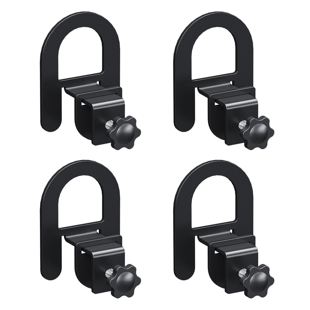 Lutown-Teen Non Slip Mattress Grippers, Mattress Stopper 4 PCS, Black