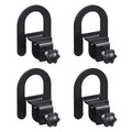 Lutown-Teen Non Slip Mattress Grippers, Mattress Stopper 4 PCS, Black