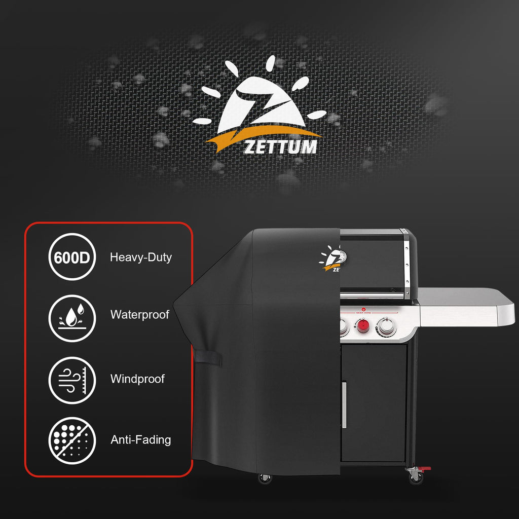 Zettum 165cm BBQ Grill Cover for Weber Genesis 400 Series | Waterproof