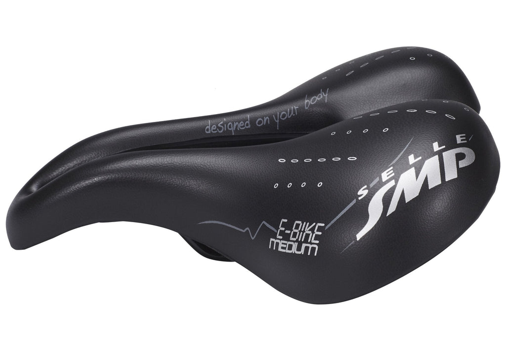 Selle SMP E-Bike Saddle – Ergonomic Soft Polyurethane Seat, Black
