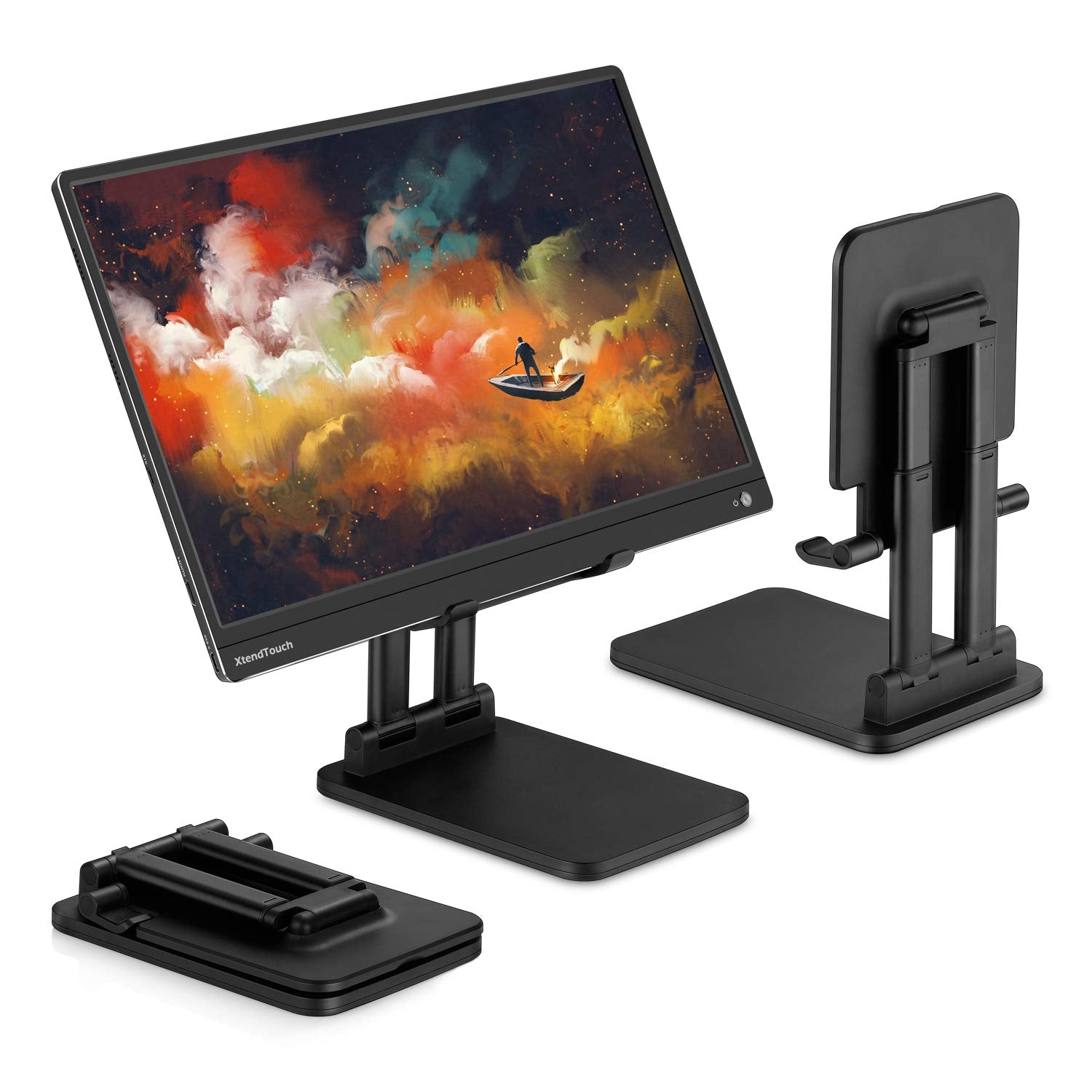 Pepper Jobs SSS-T6 Foldable Laptop & Tablet Stand | Dual-Pole Support