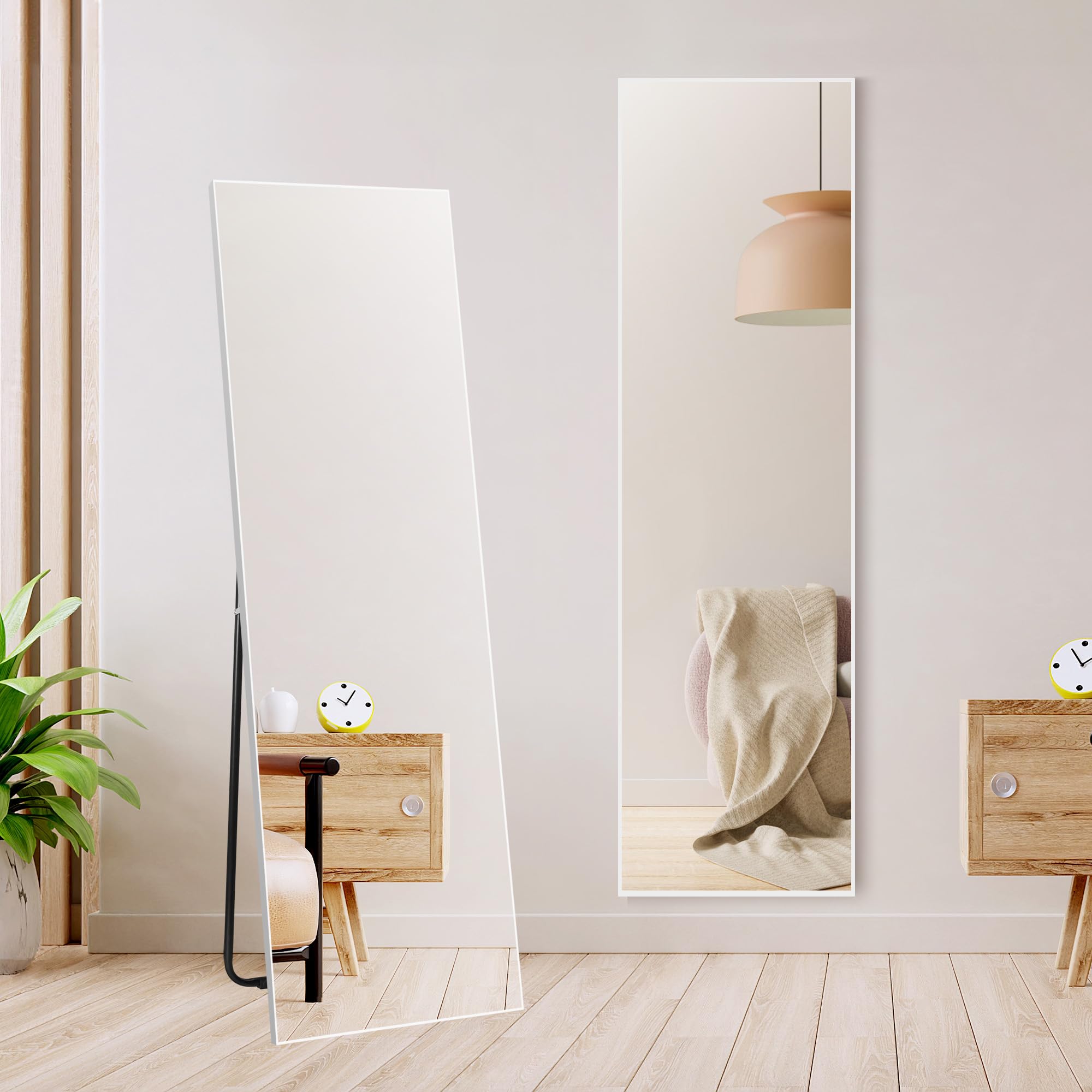 Hoikwo Full Length Mirror – 59x16" Shatterproof Floor & Wall Mirror