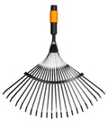 Fiskars QuikFit Leaf Rake Tool Head | 20 Steel Tines, 56cm Width