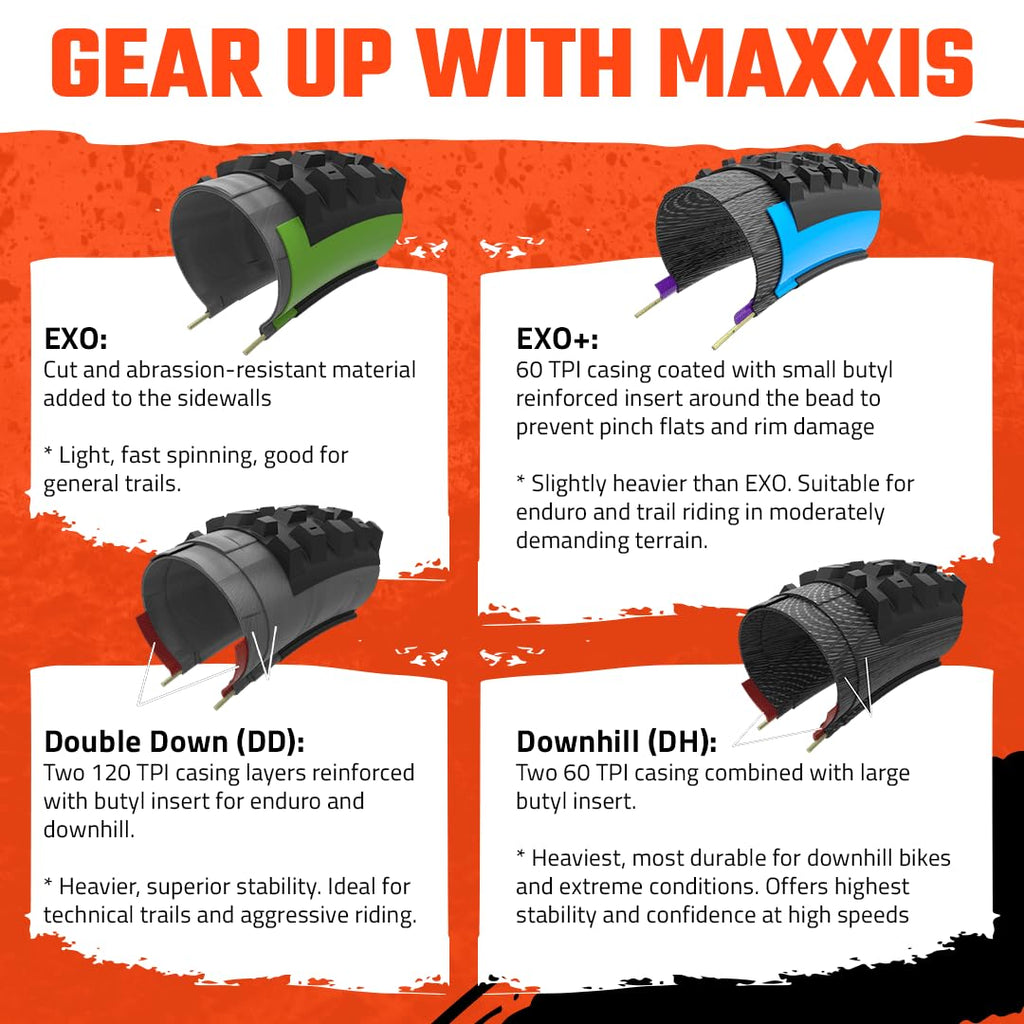 Maxxis Rekon MTB Tyre - 29x2.40 WT Folding Dual Compound EXO/TR