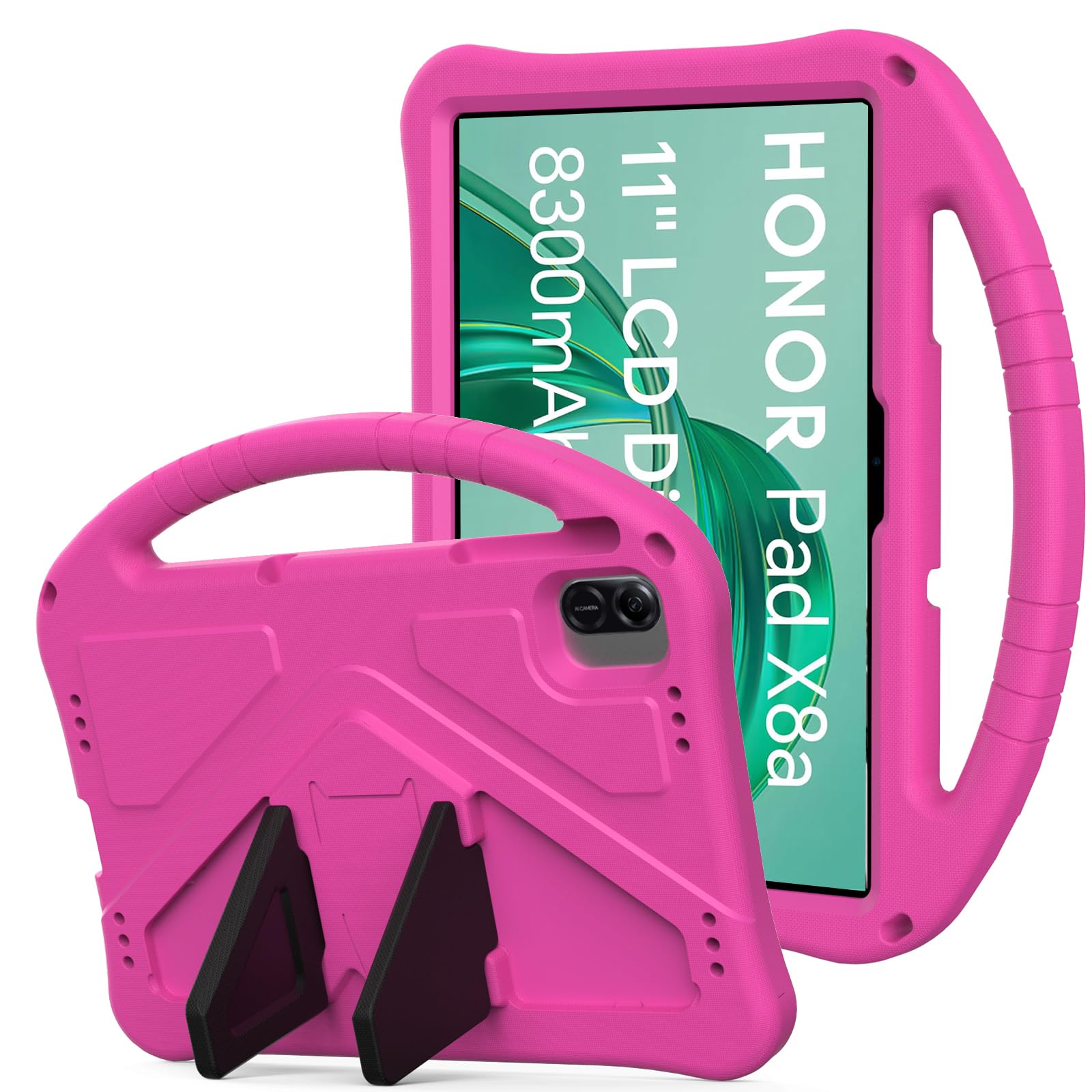 YRH Honor Pad X8a Case 11 inch 2024 | EVA Shockproof Stand Cover - Pink
