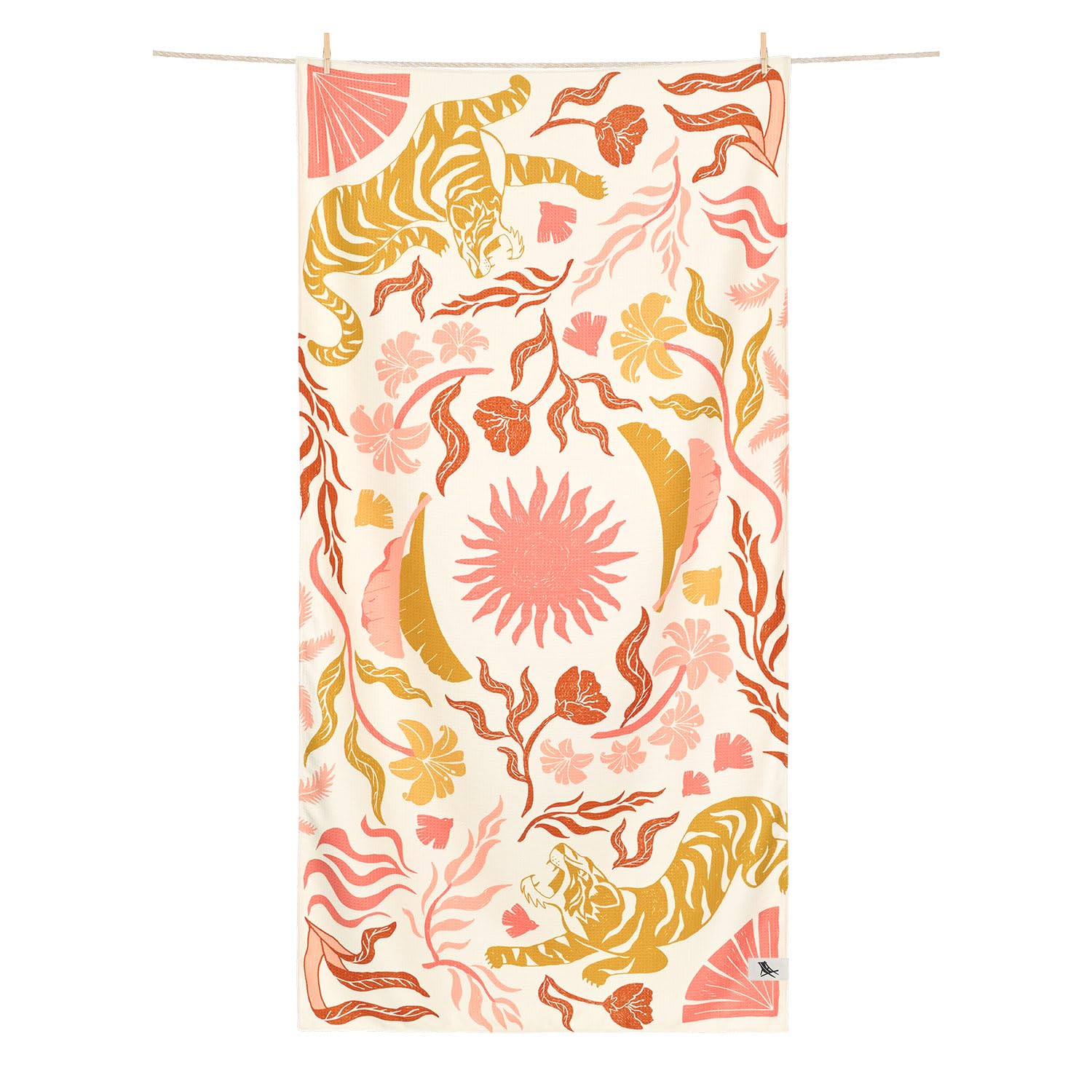 Dock & Bay Quick Dry Waffle Bath Towel – Tiger Palm, Large (160x70cm)