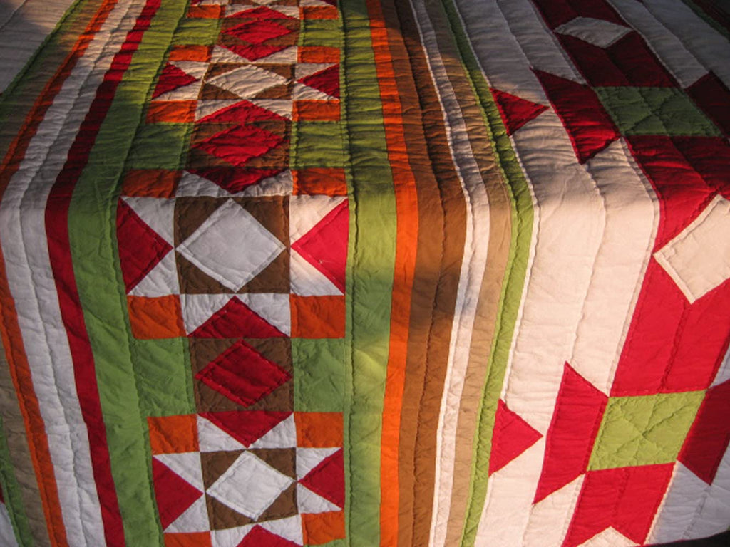 King Size Natural Cotton Quilt Batting with Scrim - 122" x 124"