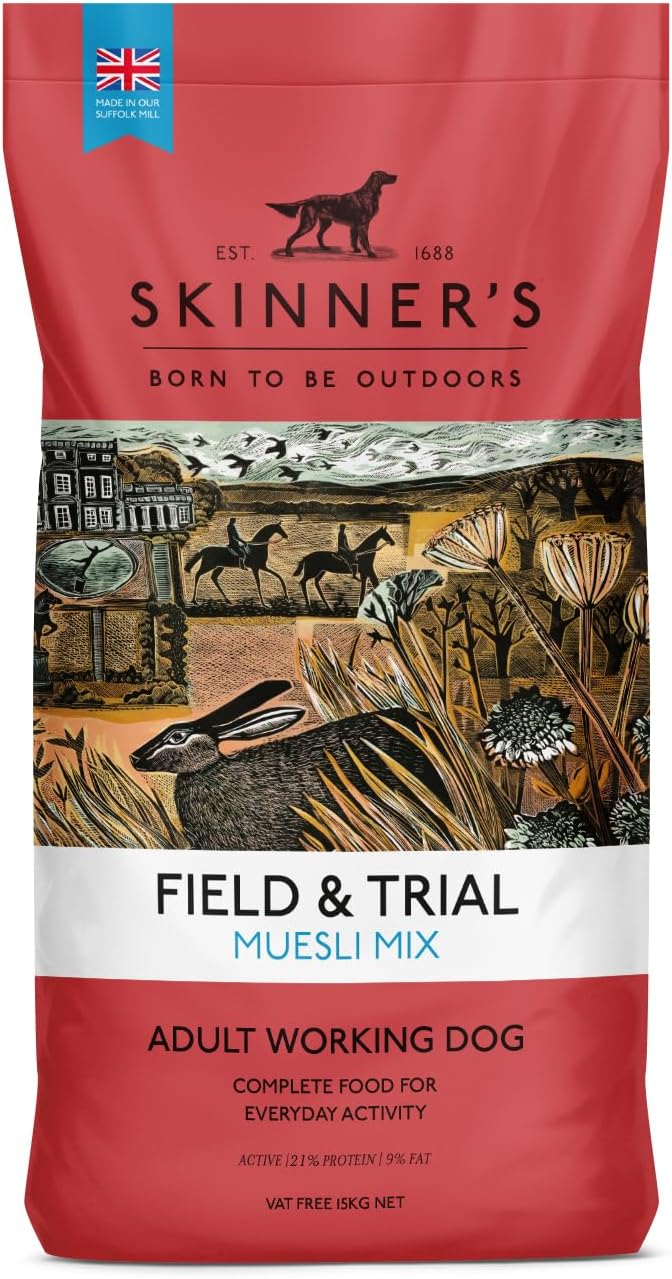 Skinner's Field & Trial Muesli Mix Dry Dog Food for Fussy Eaters, 15kg