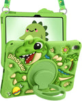 Kokaade iPad 10th Gen Case | Dinosaur Silicone Cover with Stand