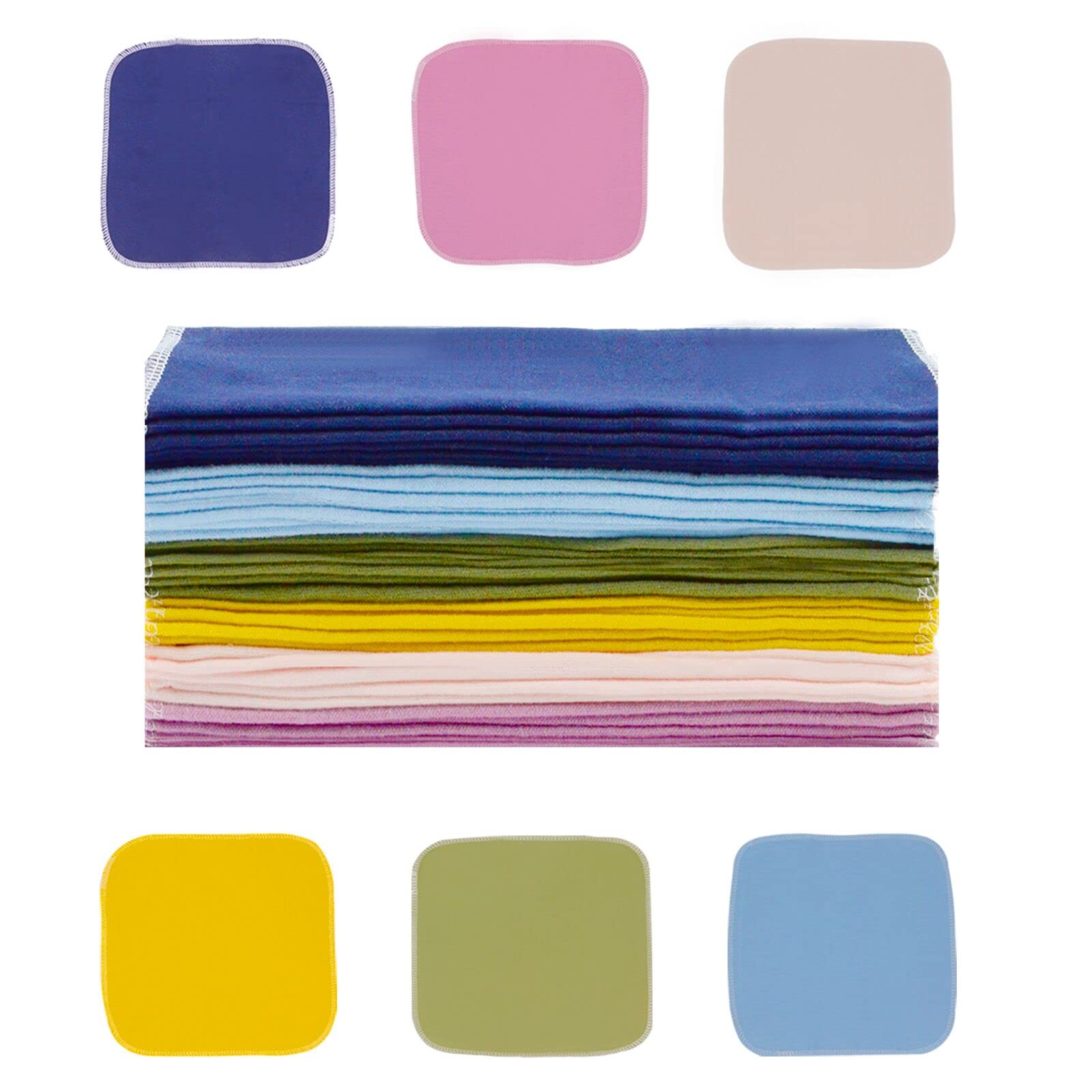Reusable Paperless Towels – 30 Pack Washable Cotton Flannel