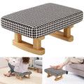 Stowetry Foot Stool, Pouffe Footstool with Removable Cover