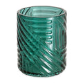 Gedy Corinne Glass Toothbrush Holder – Green Modern Bathroom Accessory