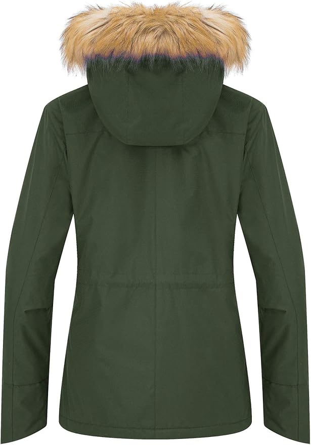 Wantdo Women's Waterproof Ski Jacket | Windproof Snowboard Coat - XL