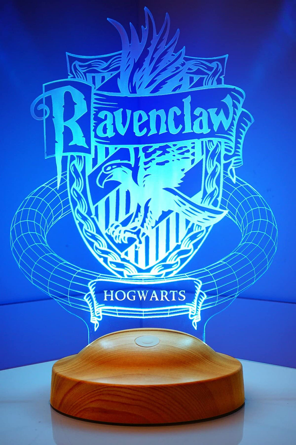 Sentidos Personalized Harry Potter Ravenclaw 3D LED Night Light Desk Lamp