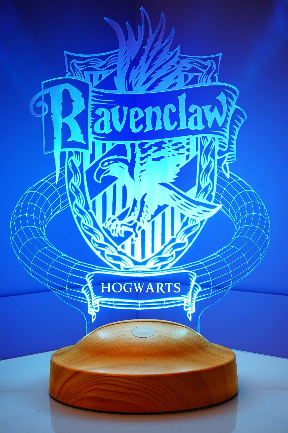 Sentidos Personalized Harry Potter Ravenclaw 3D LED Night Light Desk Lamp